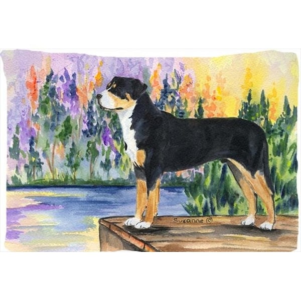 Carolines Treasures Carolines Treasures SS8160PILLOWCASE 20.5 x 30 in. Greater Swiss Mountain Dog Moisture Wicking Fabric Standard Pillowcase SS8160PILLOWCASE - main